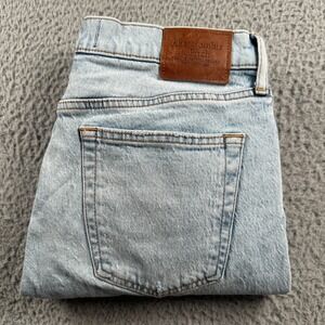 Abercrombie & Fitch Mens Vintage Stretch Straight Jeans Mens 33x32 Light Wash